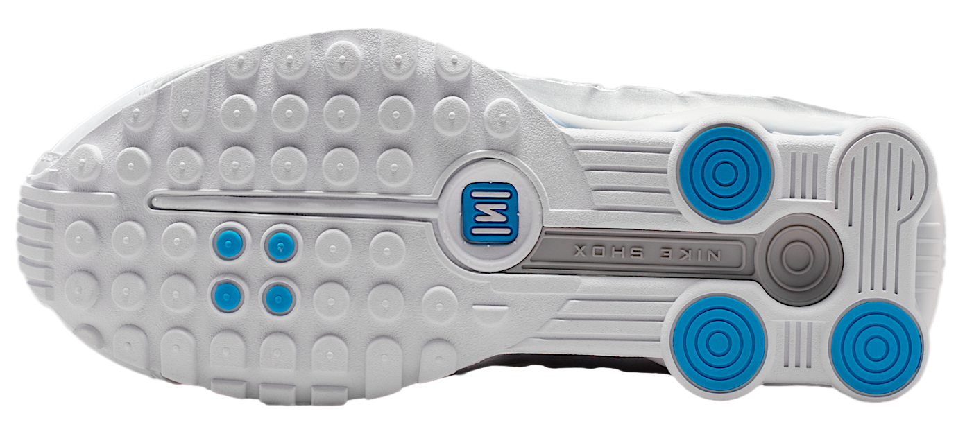 Nike Shox R4 White Blue Hero Silver (Women's)