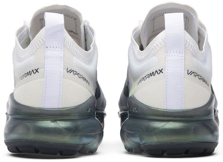 Nike Air VaporMax 2019 Premium White Platinum Tint Lime Blast