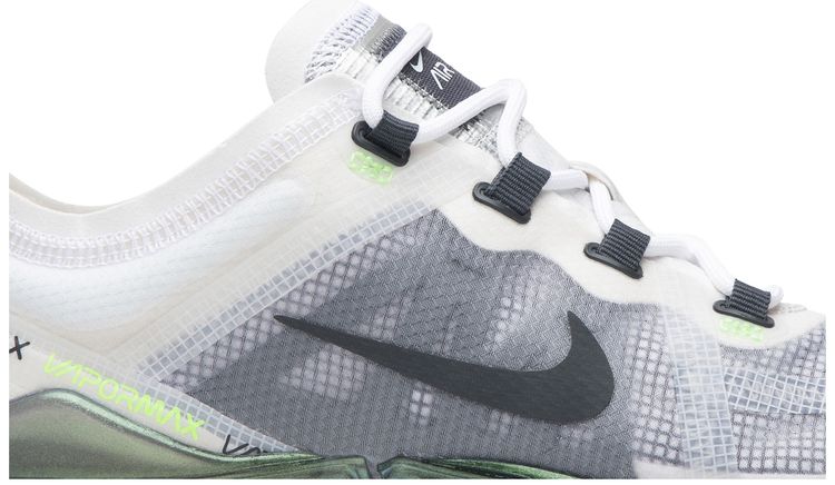 Nike Air VaporMax 2019 Premium White Platinum Tint Lime Blast