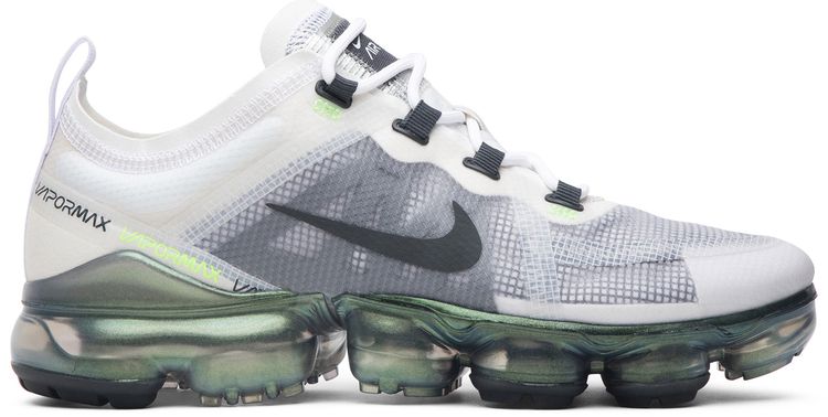 Nike Air VaporMax 2019 Premium White Platinum Tint Lime Blast