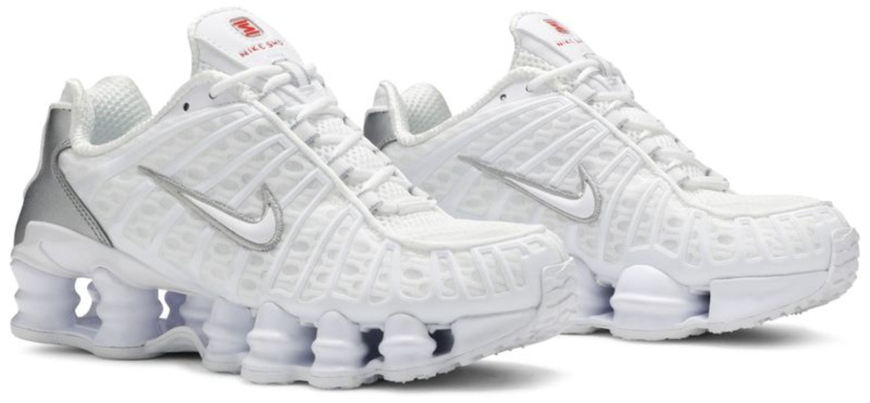 Nike Shox TL White Metallic Silver