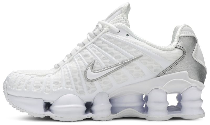 Nike Shox TL White Metallic Silver