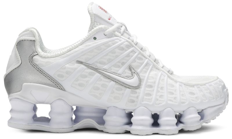 Nike Shox TL White Metallic Silver