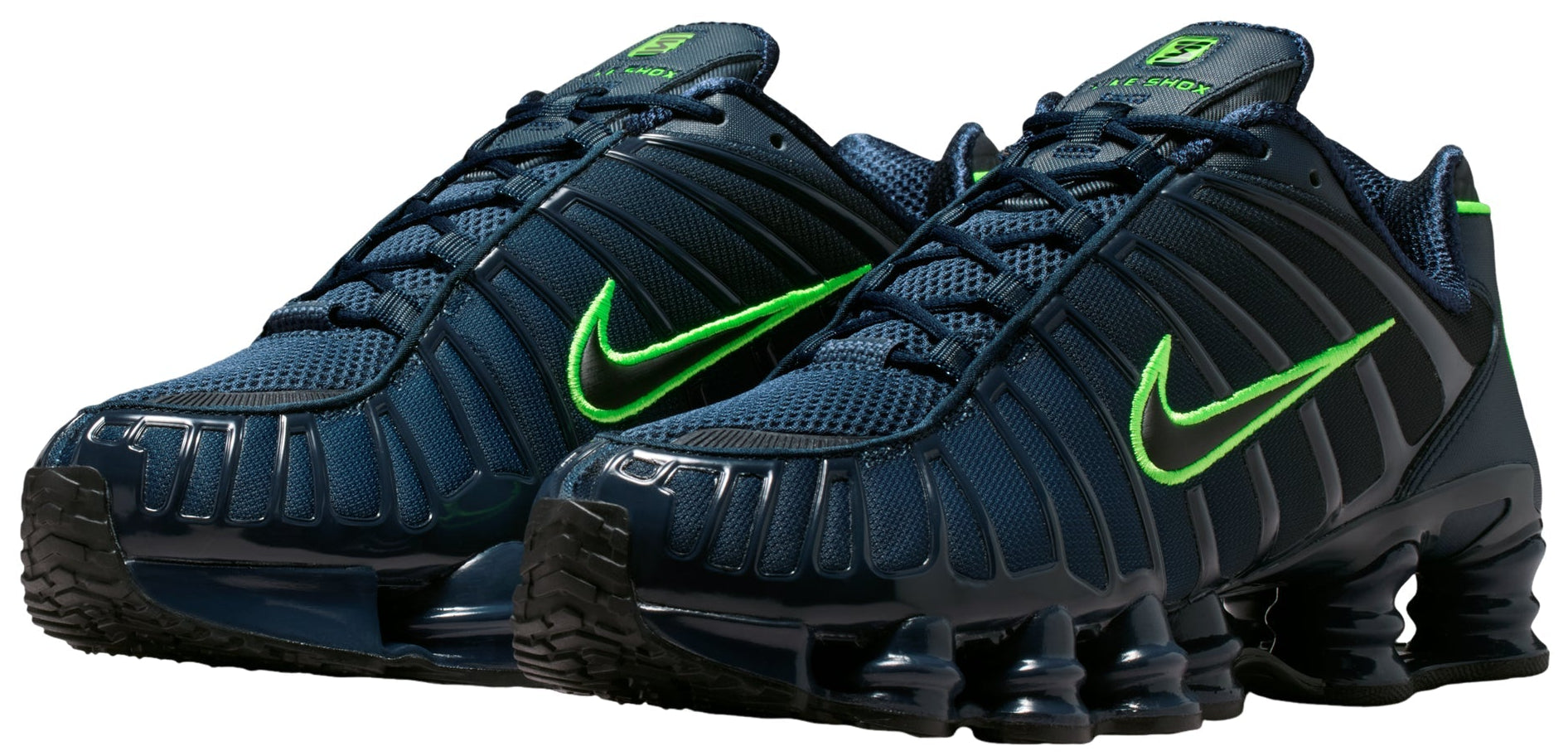 Nike Shox TL Thunder Blue Green Strike