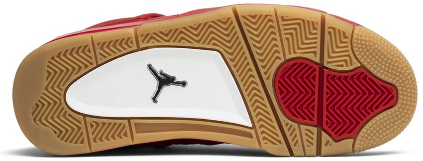 Jordan 4 Retro Fire Red Singles Day 2018 (Women's)