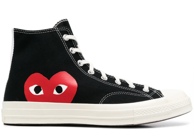 CDG Converse Low One Heart