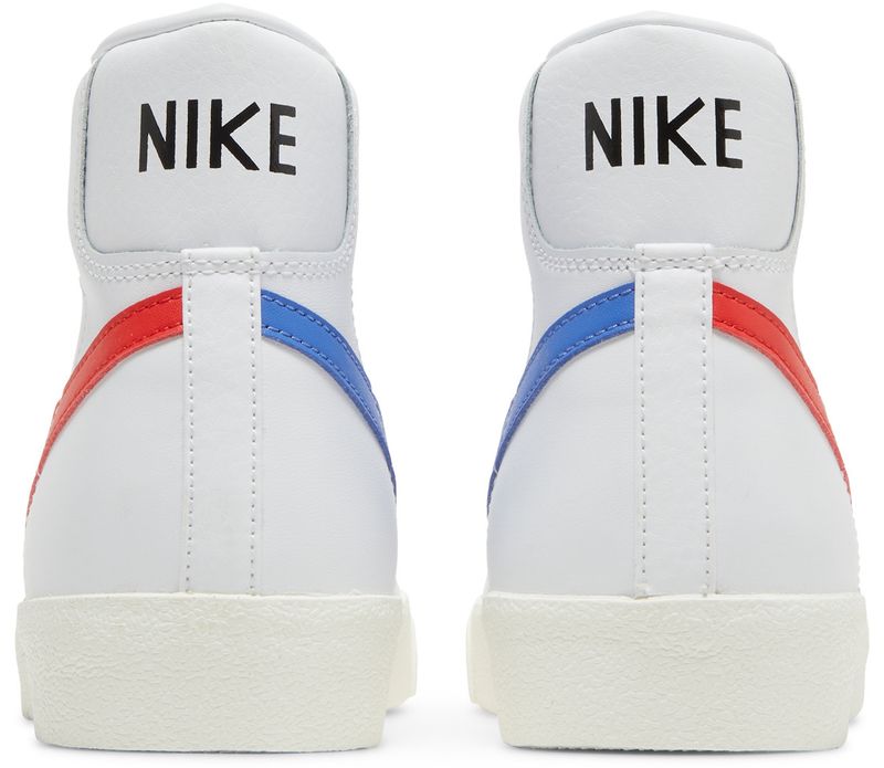 Nike Blazer Mid 77 Vintage Mismatched Swoosh Blue Red