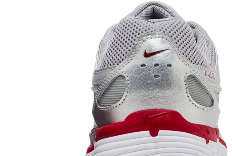 Nike P-6000 Metallic Silver Gym Red