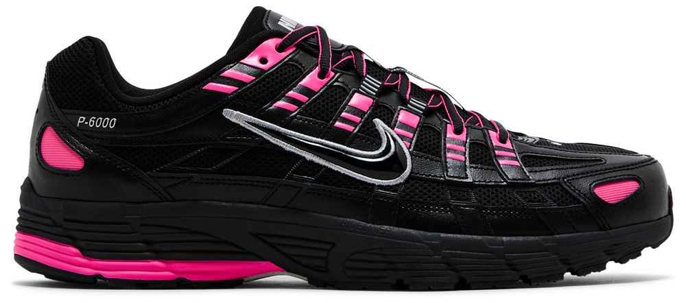 Nike P-6000 Pink Blast Metallic Silver Black