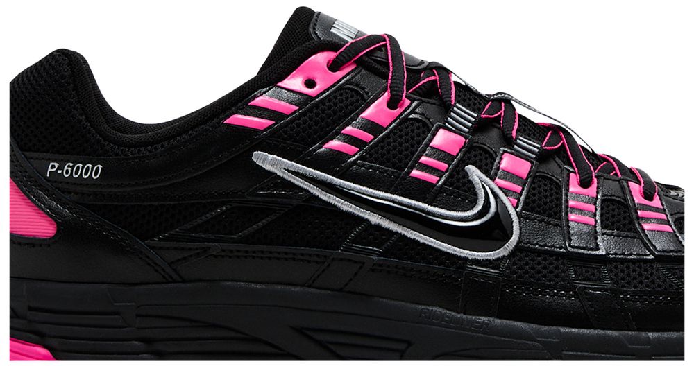 Nike P-6000 Pink Blast Metallic Silver Black