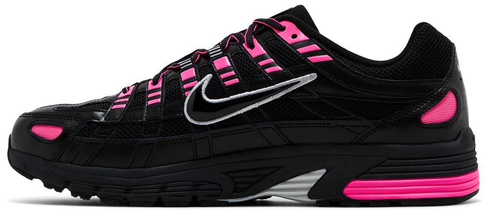 Nike P-6000 Pink Blast Metallic Silver Black