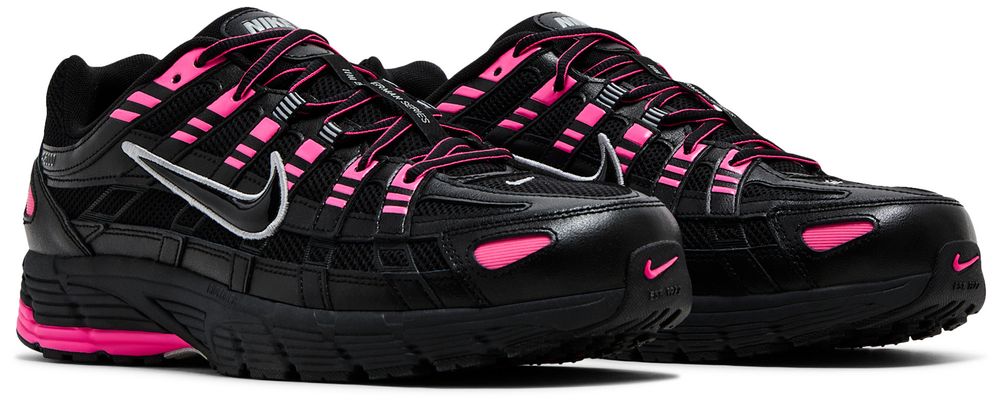 Nike P-6000 Pink Blast Metallic Silver Black