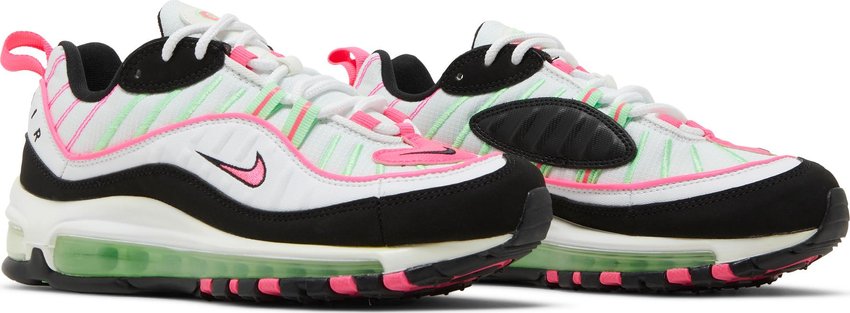Nike Air Max 98 White Illusion Green Hyper Pink (Women's)