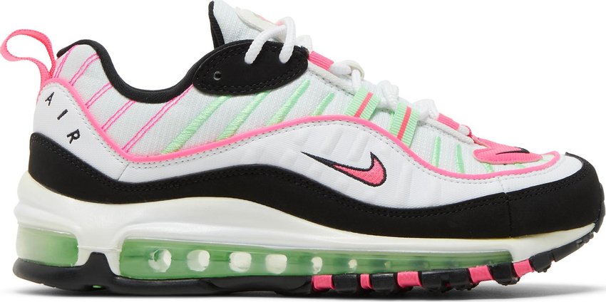 Nike Air Max 98 White Illusion Green Hyper Pink (Women's)