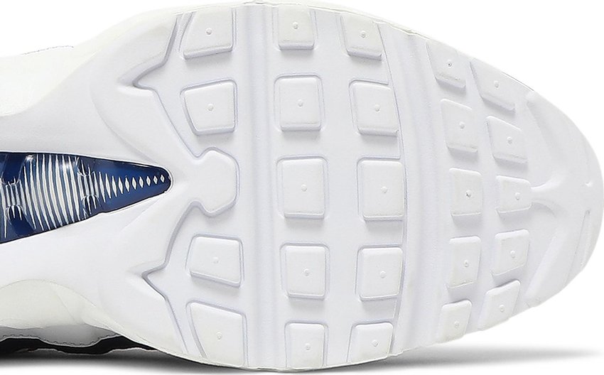 Nike Air Max 95 White Deep Royal Blue Gym Red
