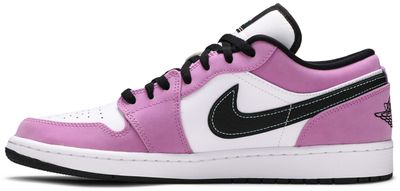 Jordan 1 Low SE Violet Shock White Black