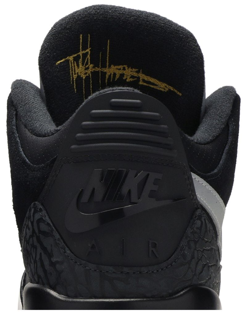 Jordan 3 Retro Tinker Black Cement Gold