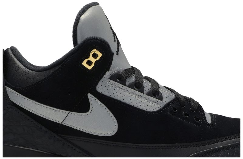 Jordan 3 Retro Tinker Black Cement Gold