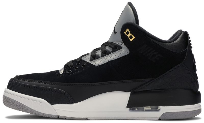 Jordan 3 Retro Tinker Black Cement Gold
