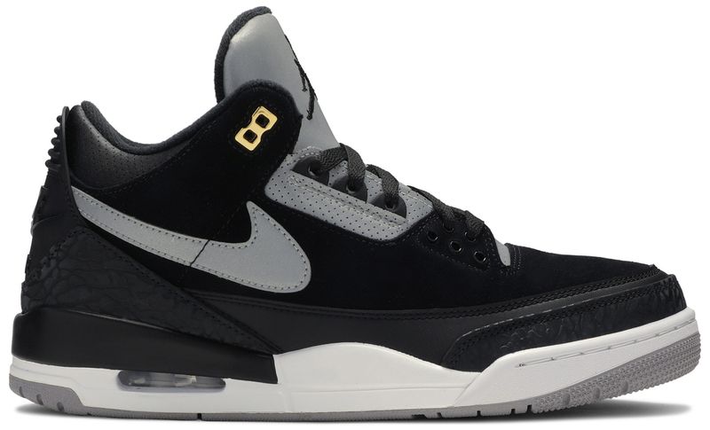 Jordan 3 Retro Tinker Black Cement Gold