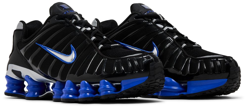 Nike Shox TL Black Racer Blue Metallic Silver
