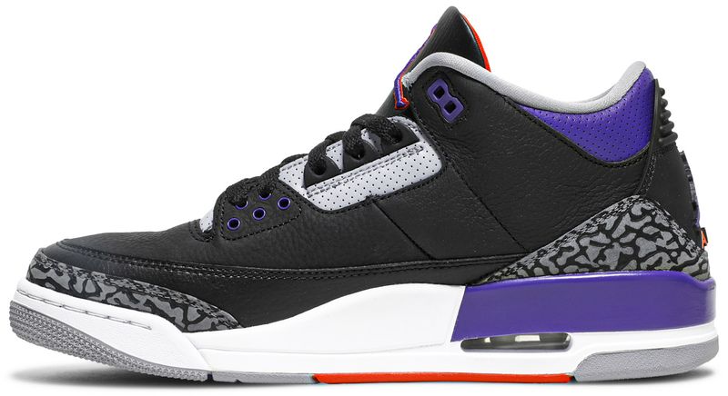 Jordan 3 Retro Black Court Purple