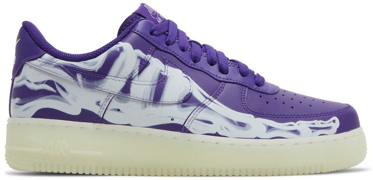Nike Air Force 1 Low '07 QS Purple Skeleton Halloween (2021)