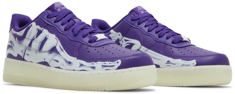 Nike Air Force 1 Low '07 QS Purple Skeleton Halloween (2021)