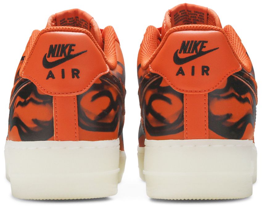 Nike Air Force 1 Low Orange Skeleton Halloween (2020)