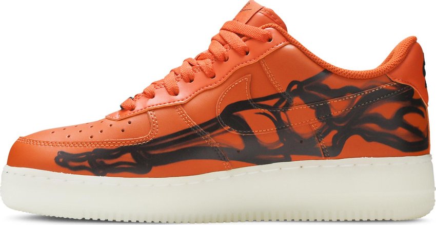 Nike Air Force 1 Low Orange Skeleton Halloween (2020)