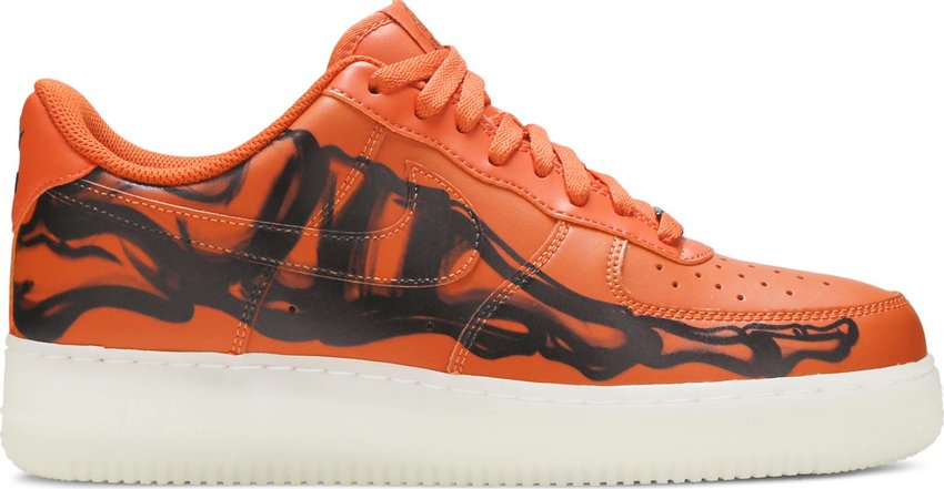 Nike Air Force 1 Low Orange Skeleton Halloween (2020)