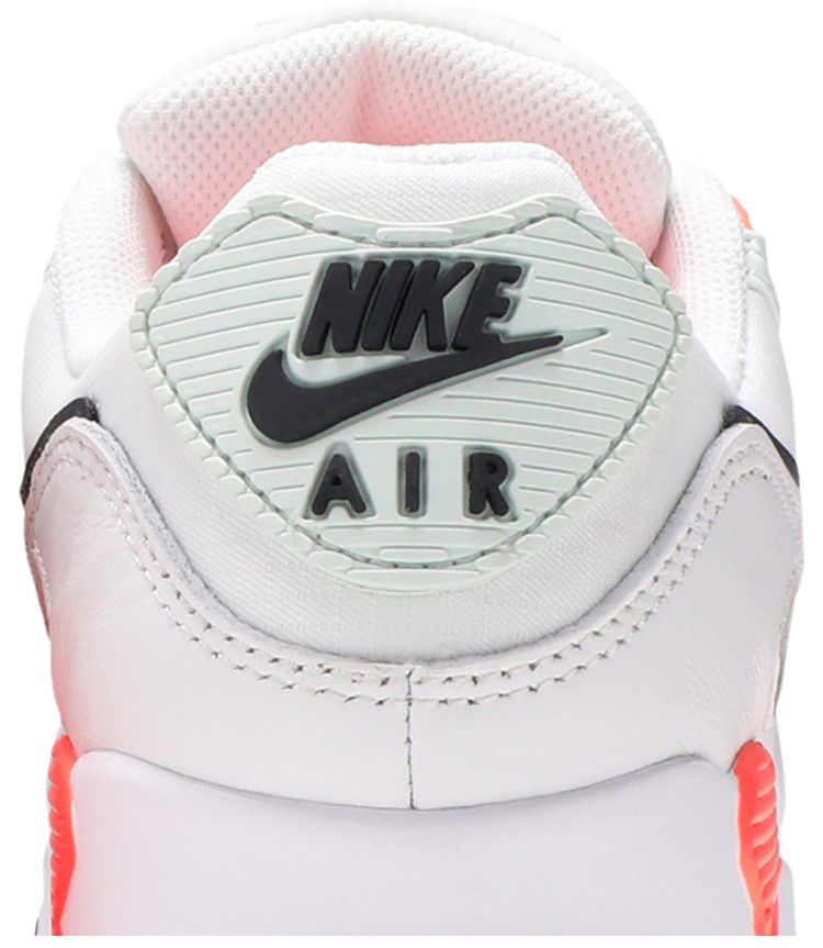 Nike Air Max 90 White Barely Green Bright Mango (Women's)