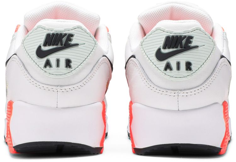 Nike Air Max 90 White Barely Green Bright Mango (Women's)