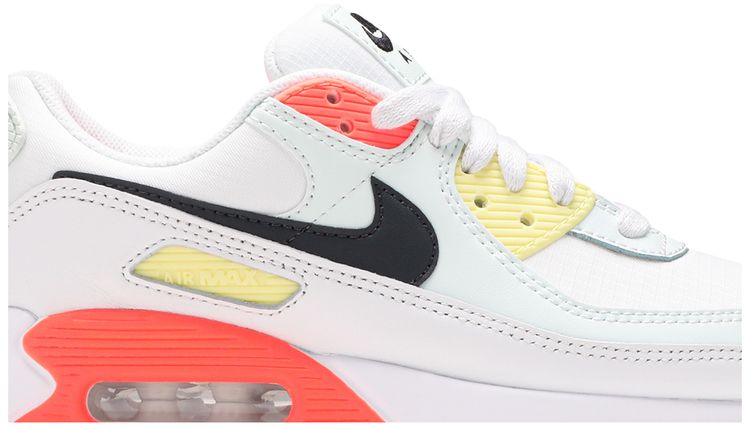 Nike Air Max 90 White Barely Green Bright Mango (Women's)