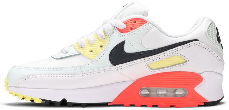 Nike Air Max 90 White Barely Green Bright Mango (Women's)