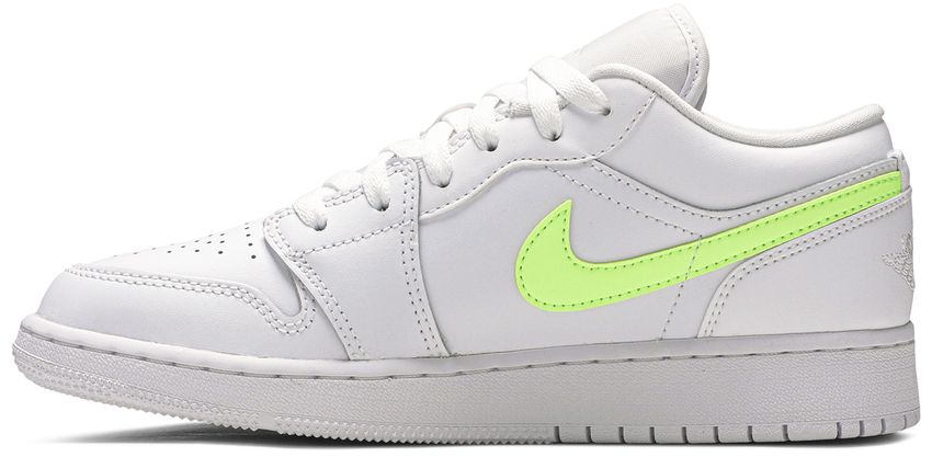 Jordan 1 Low White Neon (GS)