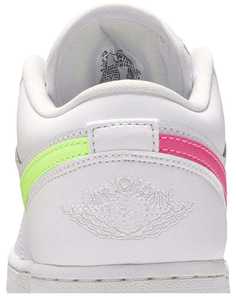 Jordan 1 Low White Neon (GS)