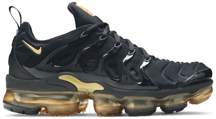 Nike Air VaporMax Plus Black Metallic Gold