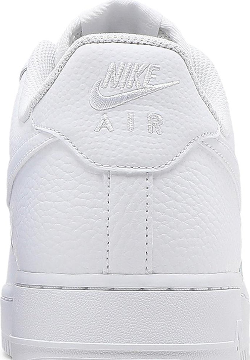 Nike Air Force 1 Low Triple White Tumbled Leather