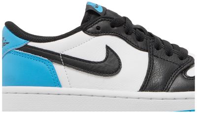 Jordan 1 Low Black Dark Powder Blue (Women's)