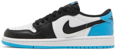 Jordan 1 Low Black Dark Powder Blue (Women's)