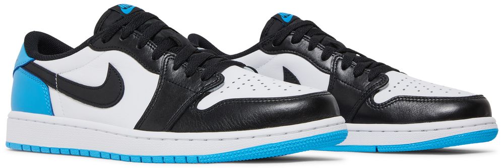 Jordan 1 Retro Low OG Black Dark Powder Blue