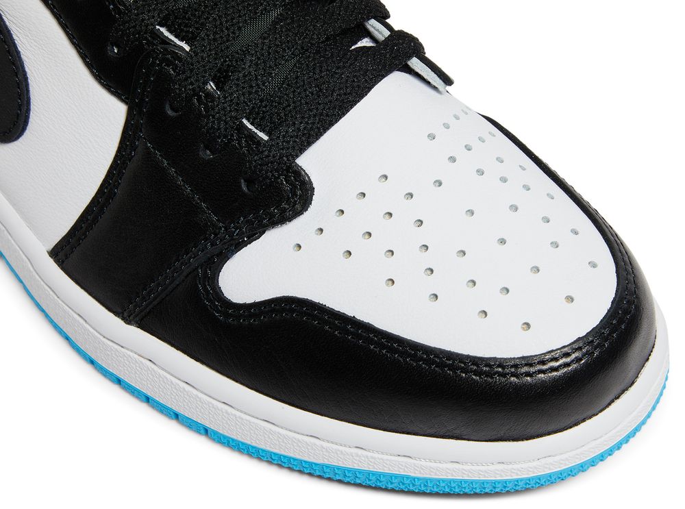 Jordan 1 Retro Low OG Black Dark Powder Blue