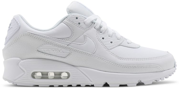 Nike Air Max 90 Leather Triple White (2020)