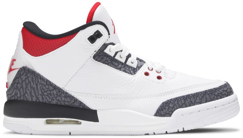 Jordan 3 Retro SE Fire Red Denim (GS)