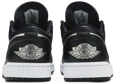 Jordan 1 Low SE Black Metallic Silver (Women's)