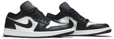 Jordan 1 Low SE Black Metallic Silver (Women's)