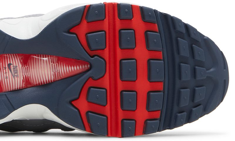 Nike Air Max 95 Grey Navy Crimson