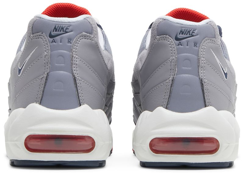 Nike Air Max 95 Grey Navy Crimson