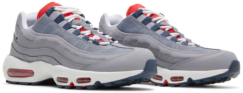 Nike Air Max 95 Grey Navy Crimson